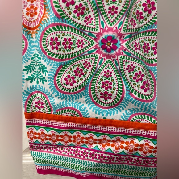 LONDON TIMES Women's Sheath Shift Dress Bright Foral Pattern Size 12 - Picture 4 of 12